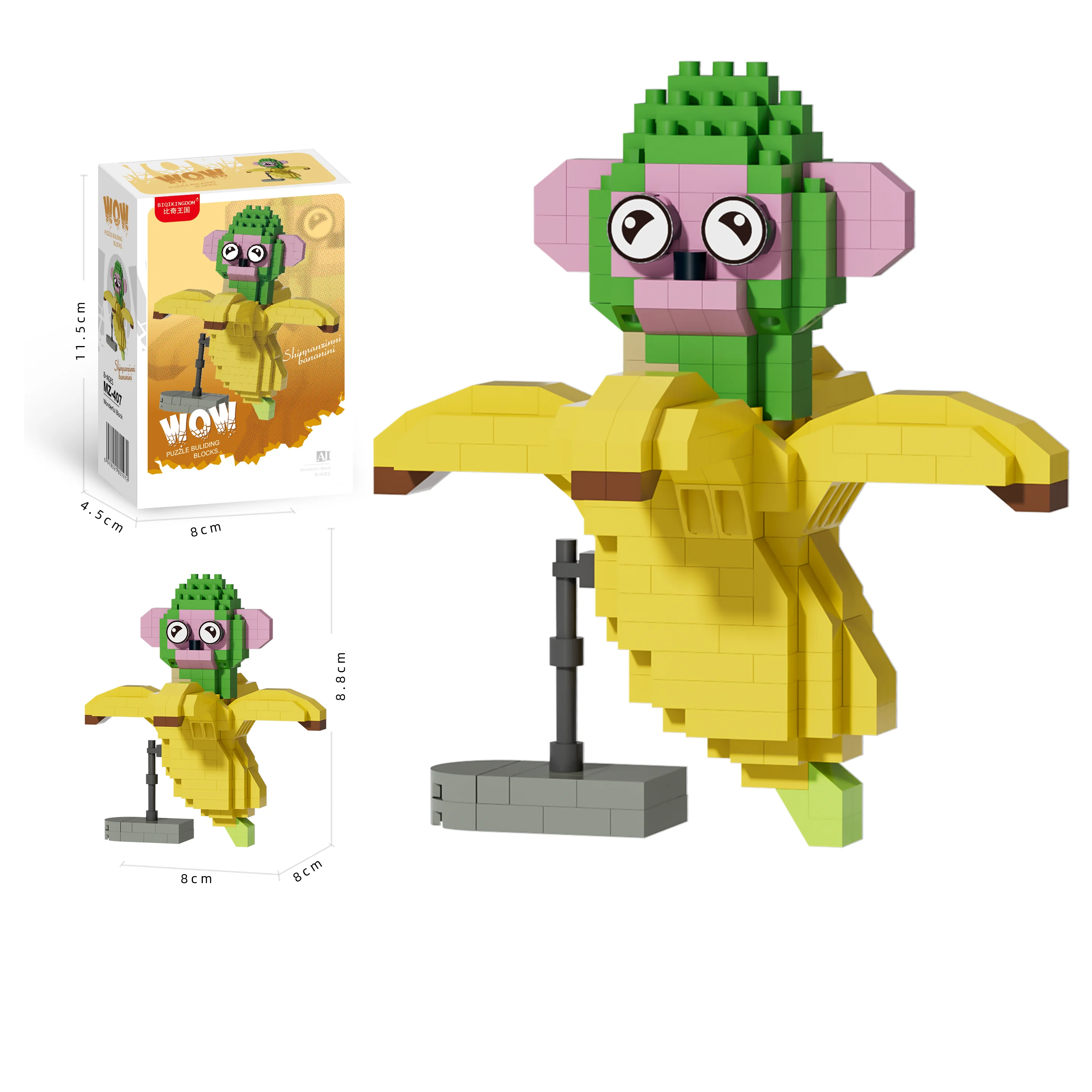 Brainrot Soundboard Building Blocks - Funny Cartoon Blocks