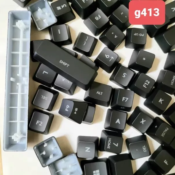 Original Key Cap for Logitech G413 Keyboard with Bracket - ESC Ctrl Alt Space Keys, Single Piece