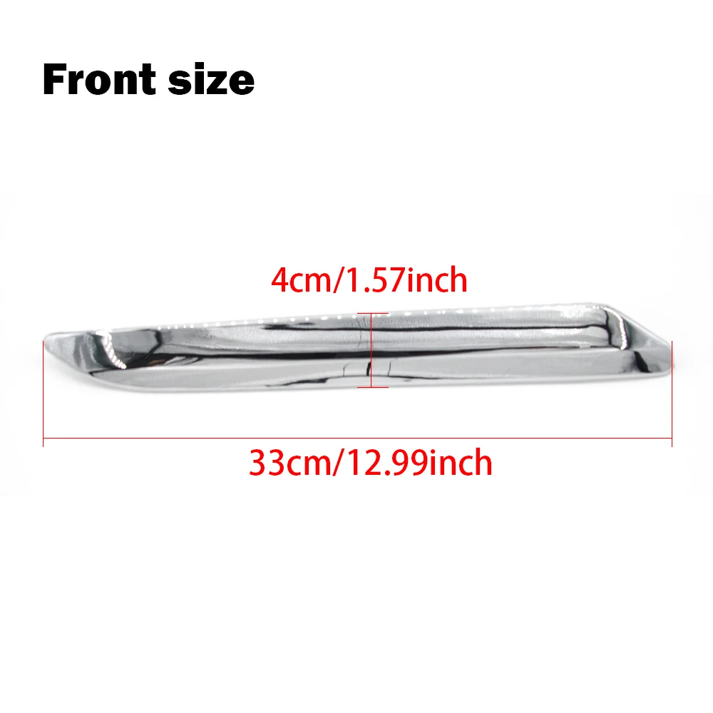 Chrome Front Bumper Cover Trim Strip For Citroen C5 X7 2007-2015
