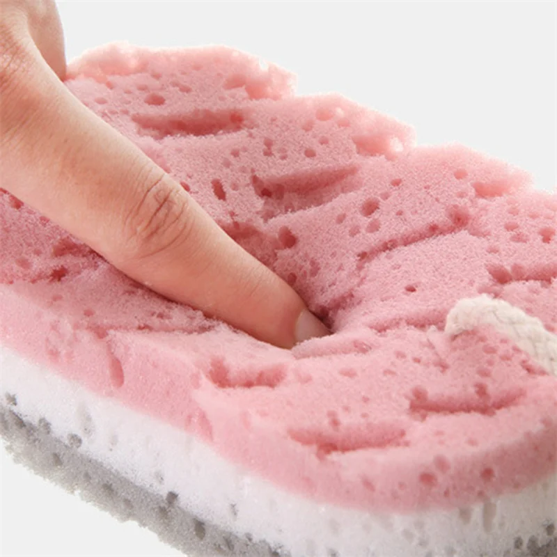 Thickened Soft Bath Sponge Brush Body Scrub Bast Wisp Massage Brush Body Washcloth Skin Scrubber Relax Exfoliating Sponge Brush 4