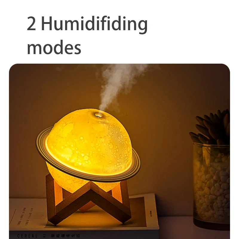 2021 Ultrasonic Mini Air Humidifier 200ML Aroma Essential Oil Diffuser for Home Car USB Fogger Mist Maker with LED Night Lamp 4