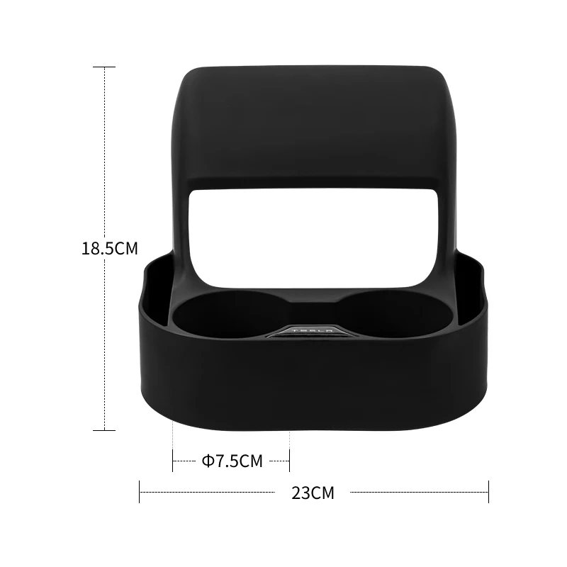 For Tesla Model 3 Model Y 2023 Accessories Rear Seat Air Vent Car Cup Holder Drink Bottle Organizer Multi-Function Holders New
