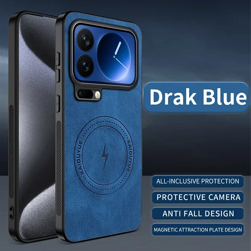Luxury Leather Phone Case with Soft-Touch Feel and Wireless Charging Compatibility