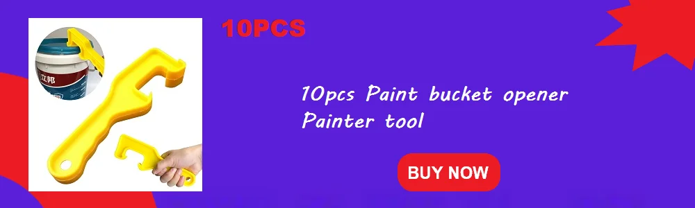 Homebrew Abs Plastic Gallon Bucket Pail Paint Barrel Lid Can Opener Opening Tool for Home Office Color Random Bar Accessories