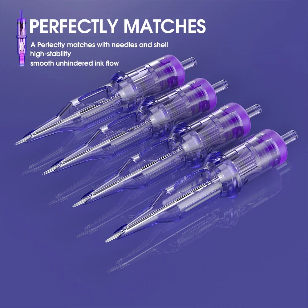Mast Pro Tattoo Cartridge Needles RL Disposable Round Liner Universal Tattoo Cartridges 0.18/0.25/0.30/0.35/0.40mm PMU Needles 3