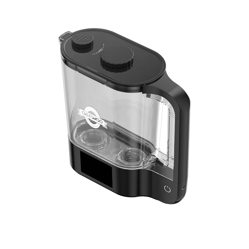 2000ml hydrogen water tank 4000-6000ppb hydrogen rich water tank C-type black filling color