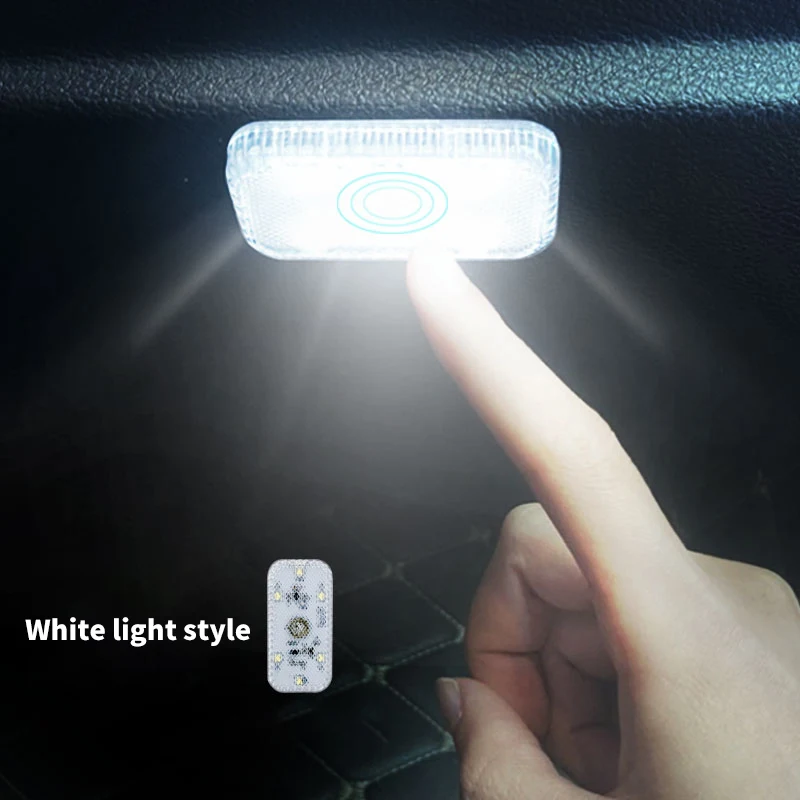 Automotive interior LED wiring free lighting, car reading light, touch sensing, trunk foot atmosphere surround light