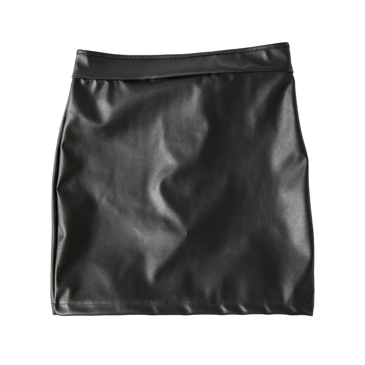Sexy underwear, leather skirt, imitation leather pants, hip-opening shorts, nightclub black couples flirting dress