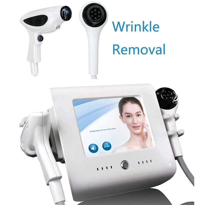 2 in 1 40.68hz Vmax Thermolift Portable Cooling RF Wrinkle Removal Device Thermal Vacuum RF Machine for Face Body Tightening