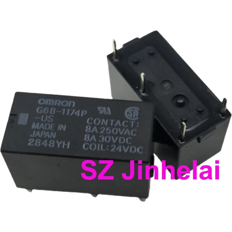 OMRON relé G6B 1174P FD US P6B, nuevo y original, 24VDC, DC24V, 100