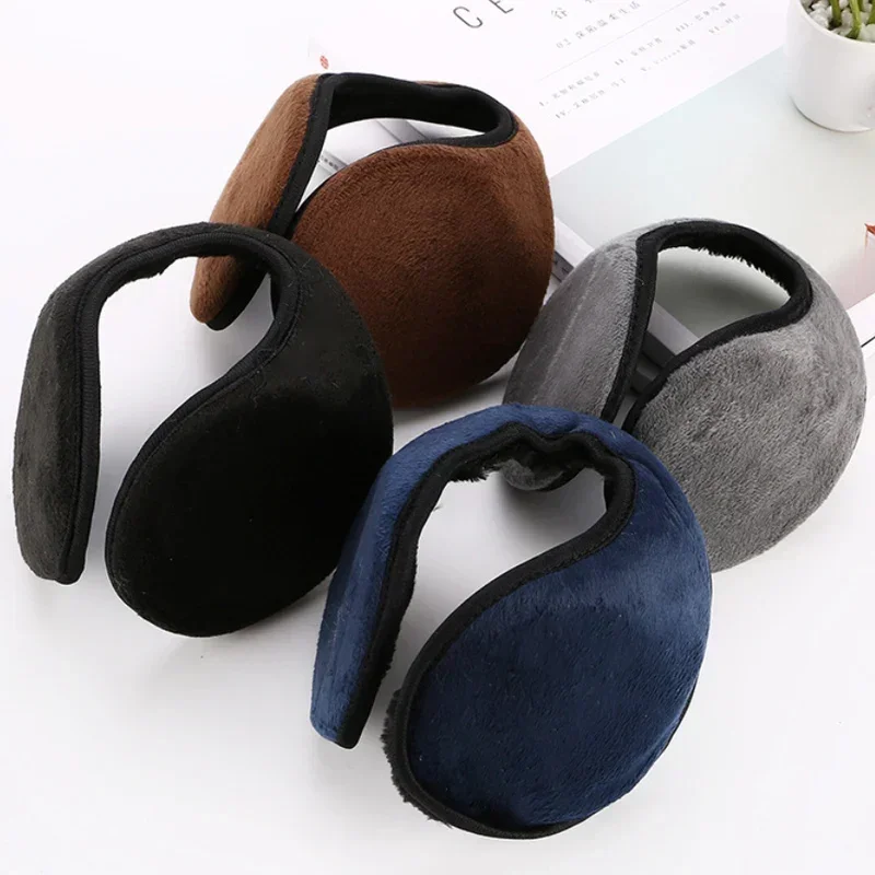 Warm earmuffs Men Women's windproof thicken plush winter fleece outdoor cycling warmer