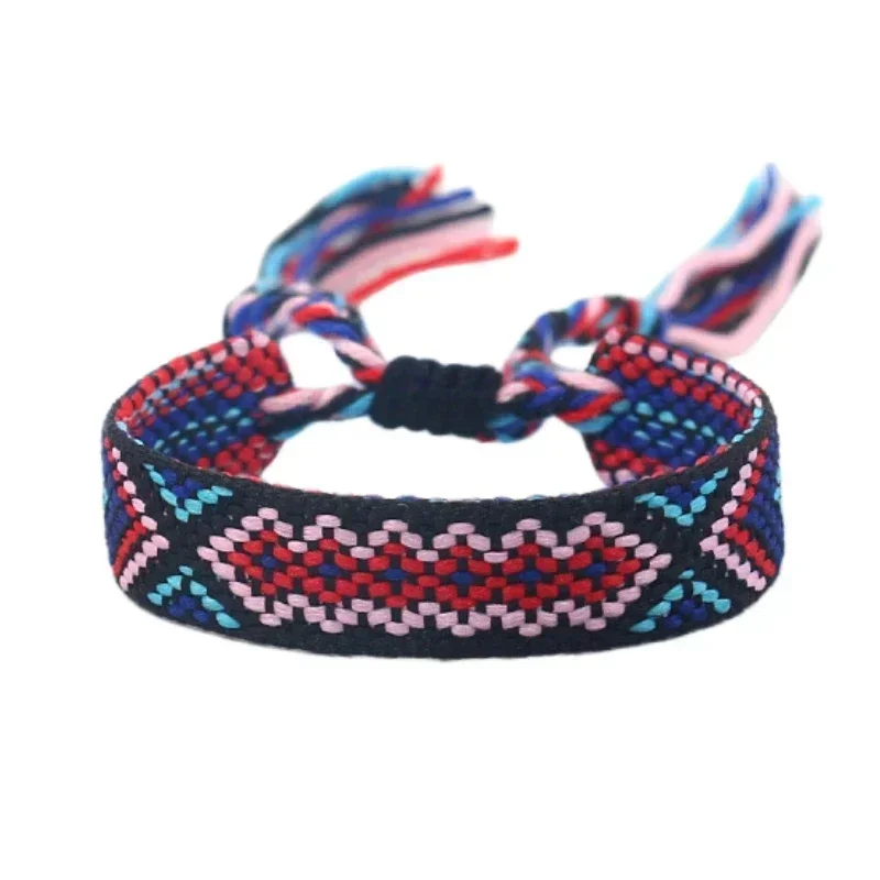 ElevateTech 30 Stück Freundschaftsarmbänder - Bunte Baumwoll-Armbänder Zum Selbergestalten