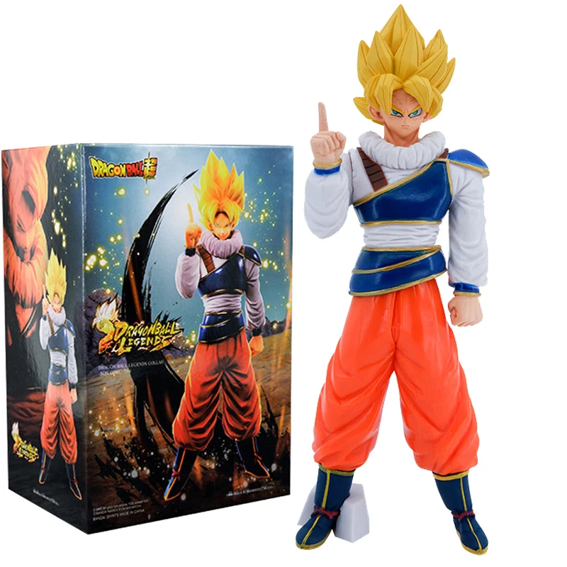 Figurine articulée Dragon Ball Z Goku en PVC, 22CM, Collection Super Saiyan, LC, tenue spatiale