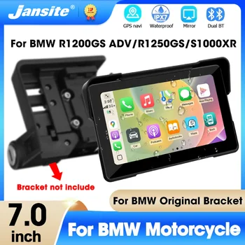 Jansite 7 pollici per BMW Moto Carplay GPS Navigazione Wireless Android Auto Dual BT per BMW R1200GS ADV/ R1250GS ADV/S1000XR
