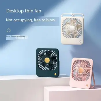 미니 휴대용 소형 데스크탑 선풍기, 초저소음 벽걸이, USB 충전, 강력한 기류 냉각 선풍기, 여름