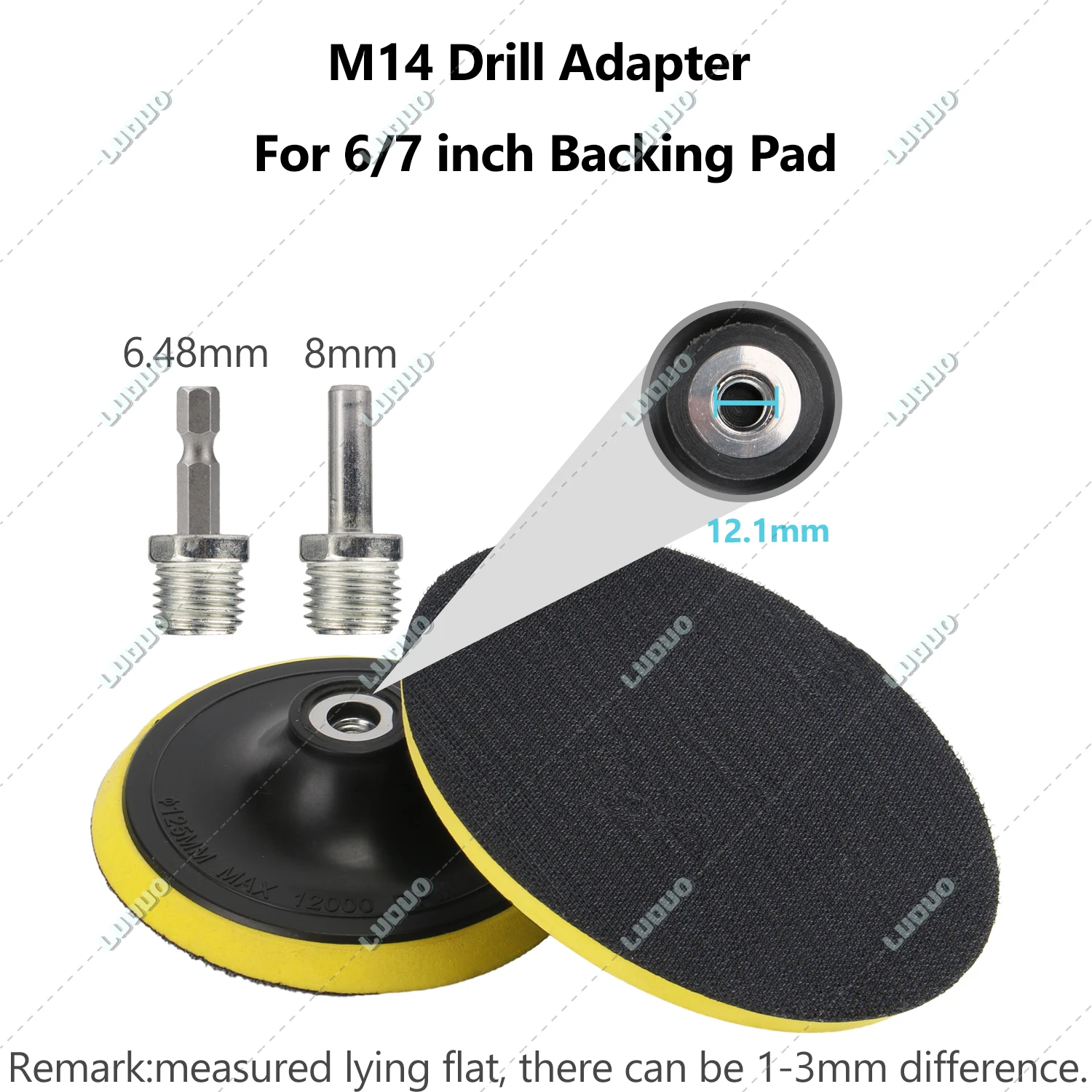M3 M6 M10 M14 Drill Adapter for Polishing Pad Disc Hexagon Screw Thread Connecting Rod Angle Mill Handle Grinder Polisher drill adapter for polishing