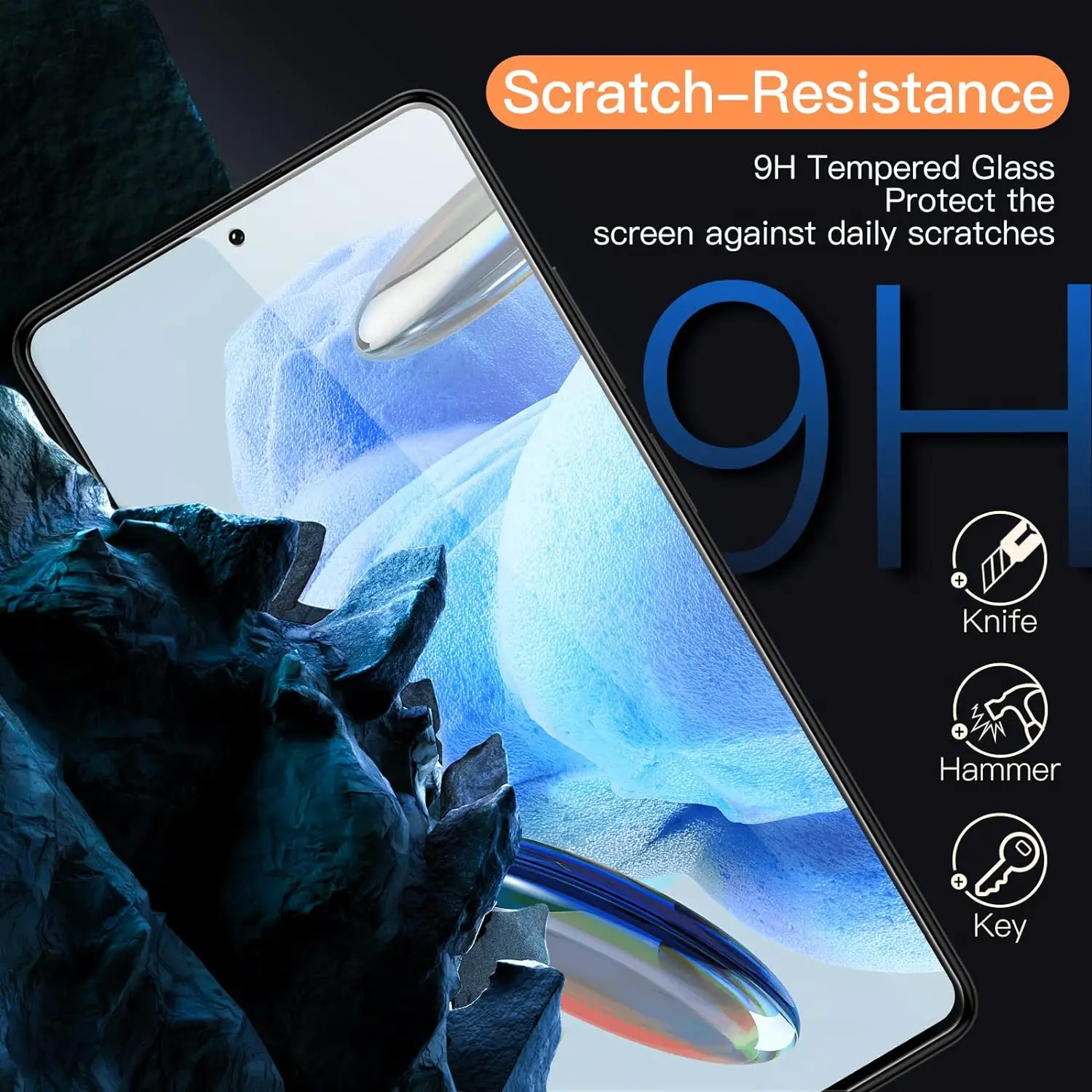 High Definition Tempered Glass Screen Protector - Premium Quality Film