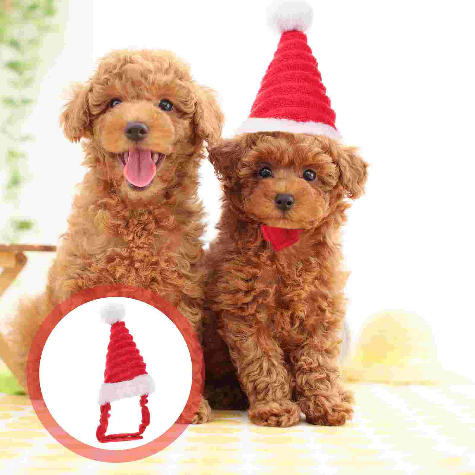 

Аксессуар для собаки, детская шапка с Сантой, Рождественская шапка, Одежда для новорожденных хомяка