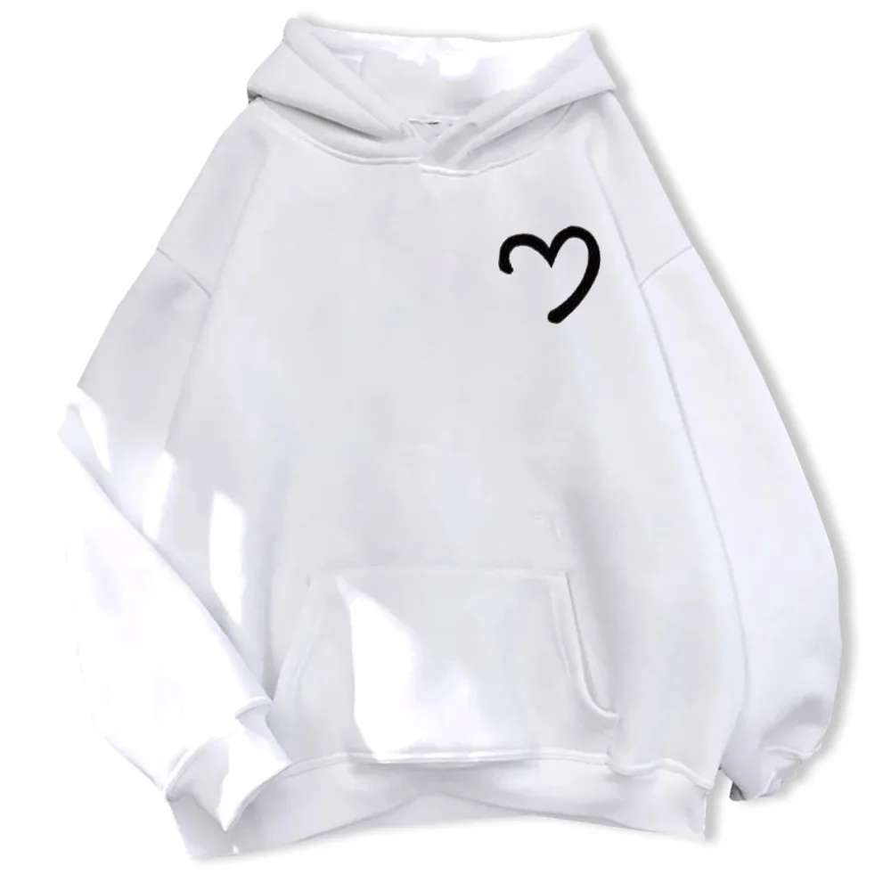 Lovers Hoodies Sweatshirt Interesting Patterned Clothes I Love My Boyfriend New in Long Sleeve Warm Couples Hoodie  Pullove Tops 3
