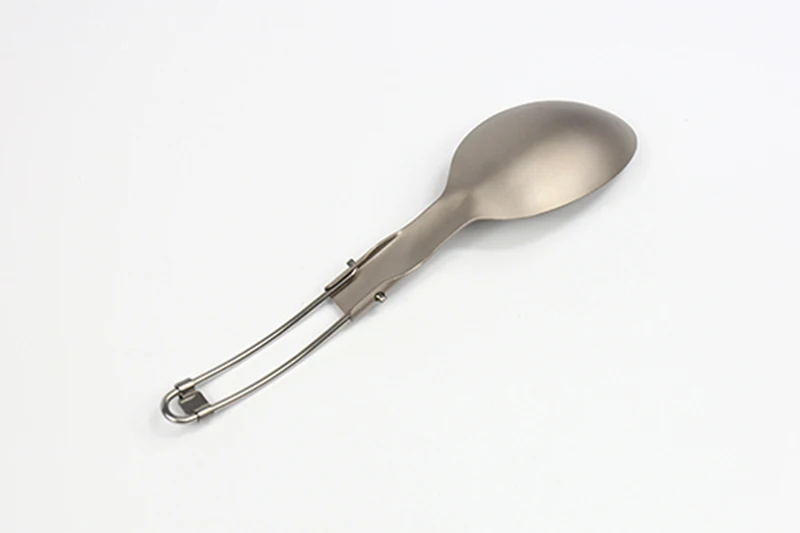 Description Picture 6 of itemKeith Lightweight Portable Titanium Camping Spoon Foldable Cutlery Tableware for Outdoor Hiking Travelling Ti5315