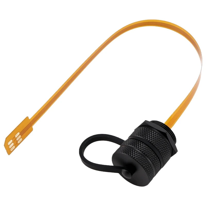 Waterproof Micro-SIM Extension Cable IP67 Micro-Sim Panel Mount Extension Cable For Cabinet Chassis Case Frame Envelope