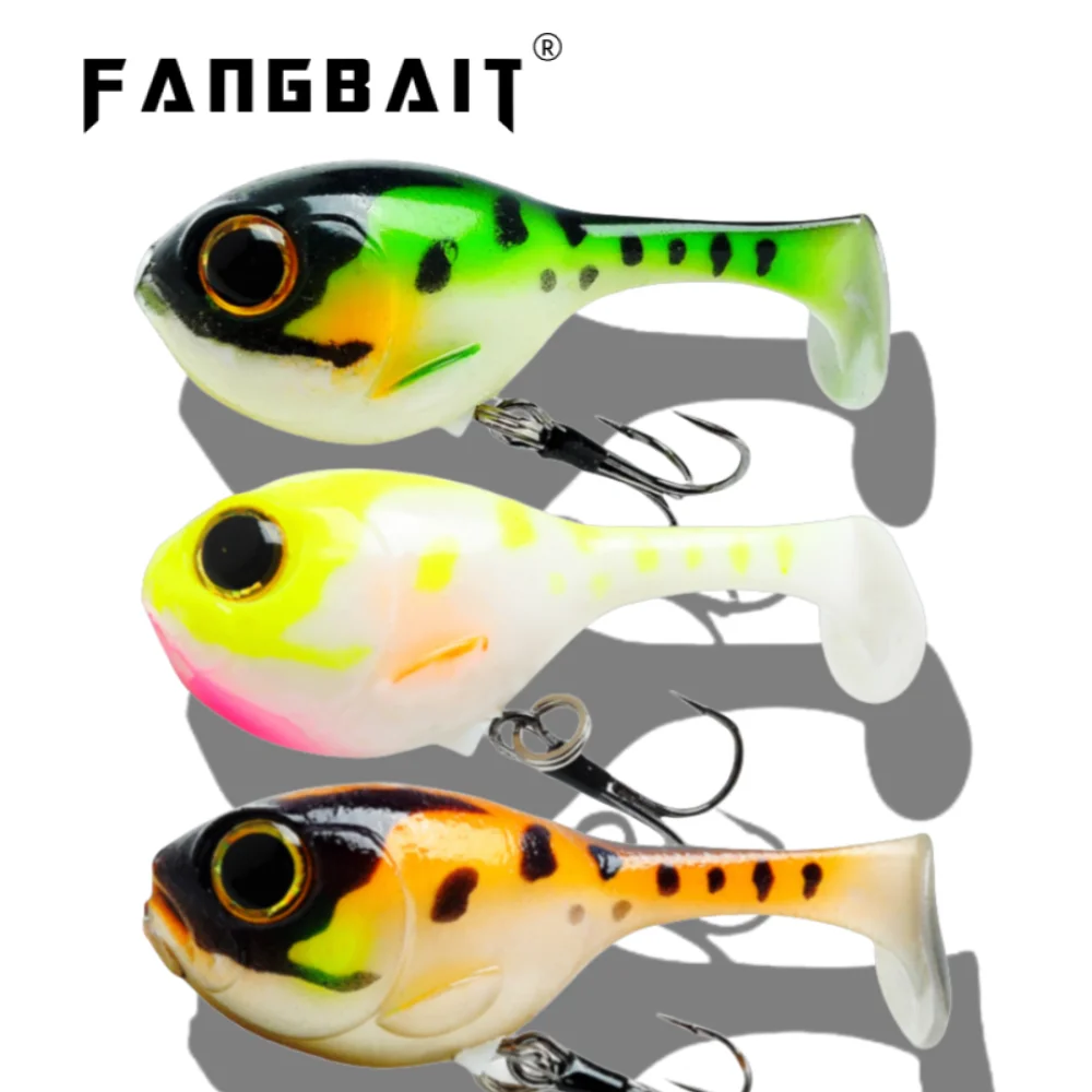 Weiche Silikon-Balam-Köder, 60 mm, 10 g, Jackall Baby Deraball Balloonfish Swimbait mit hochwertigem Haken für Seebarsch-Forellen-Angelgerät