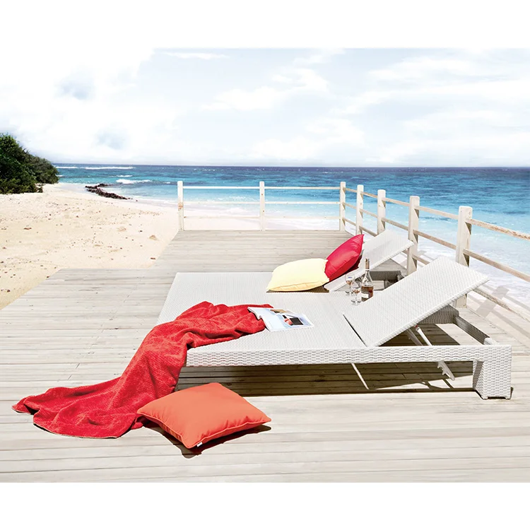 

swimming pool high quality leisure hand made rattan double lounger