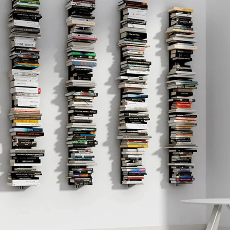 

wall-mounted wall-mounted invisible bookshelf stainless steel
