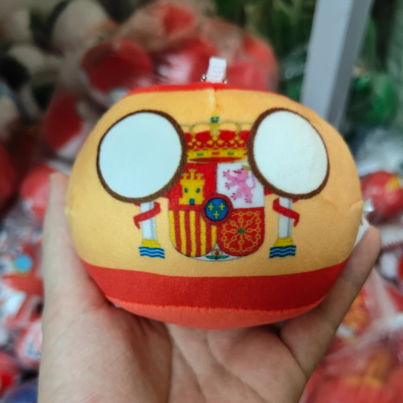 70 Styles 10cm Country Ball Plush Pendant - Adorable Stuffed Doll Toy Christmas Gift