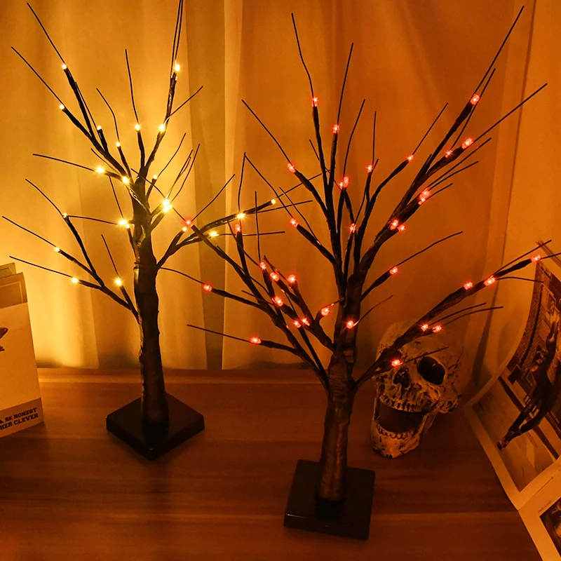 

60cm LED Birch Tree Night Light Home Bedroom Table Light for Christmas Wedding Party DIY Decorative Tree Branches Lamps Supplies