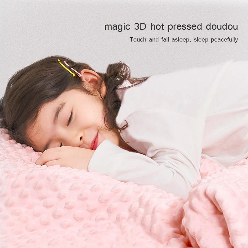 Goodbaby Soft Soothing Bubble Sleeping Bag / Quilt 70*110CM (Pink / Blue )
