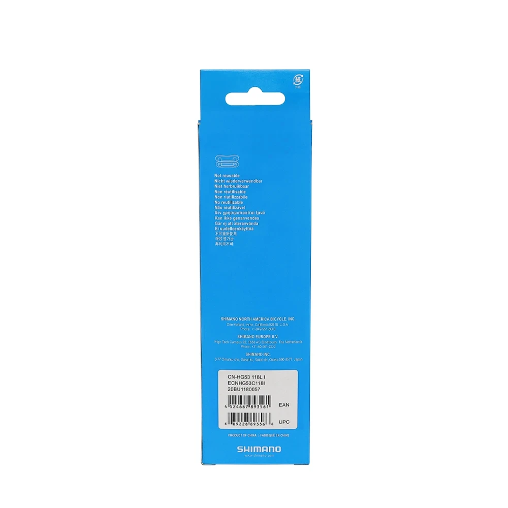 Bicycle Chain SHIMANO ALIVIO HG-53 9 Speed CAPREO Ultra Narrow HYPERGLIDE HG 116L Mountain Bike
