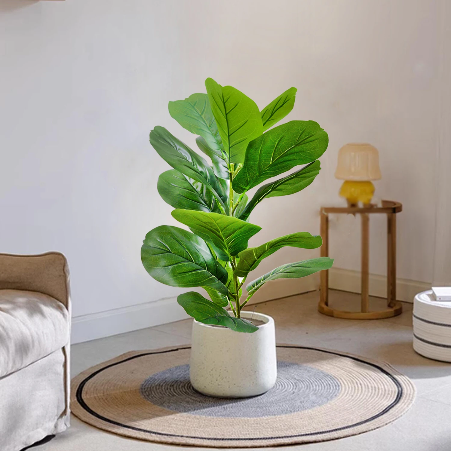 Artificial Fiddle Leaf Fig Tree (90cm) 2