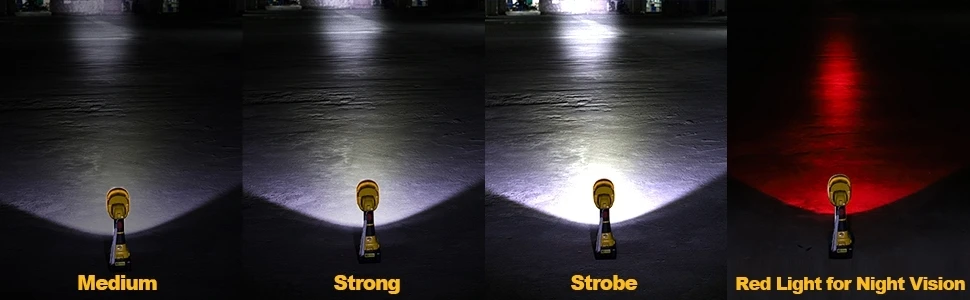 20V Light 12W 1120LM Spotlight Compatible with Dewalt Battery LED Work Light Cor