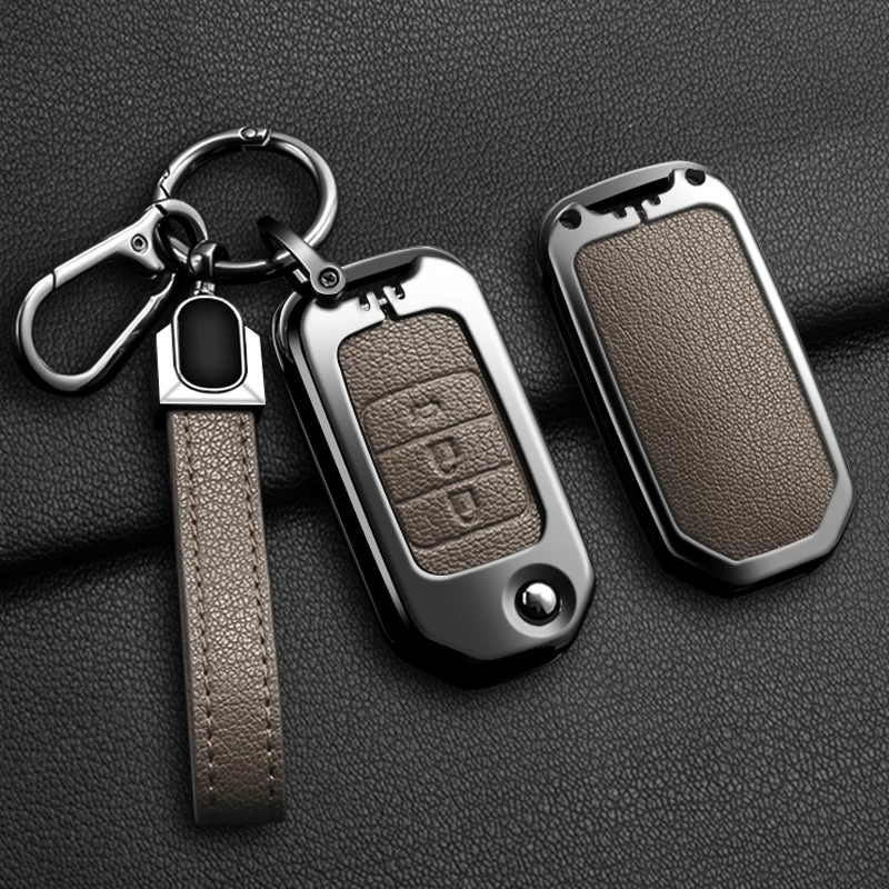 thumbnail image 1 of Carcasa para llave de coche de estilo de aleación para Honda Accord Civic CR-V HR-V HRV Crider Jade Odyssey, accesorios de 2/3 botones, 1 of 5