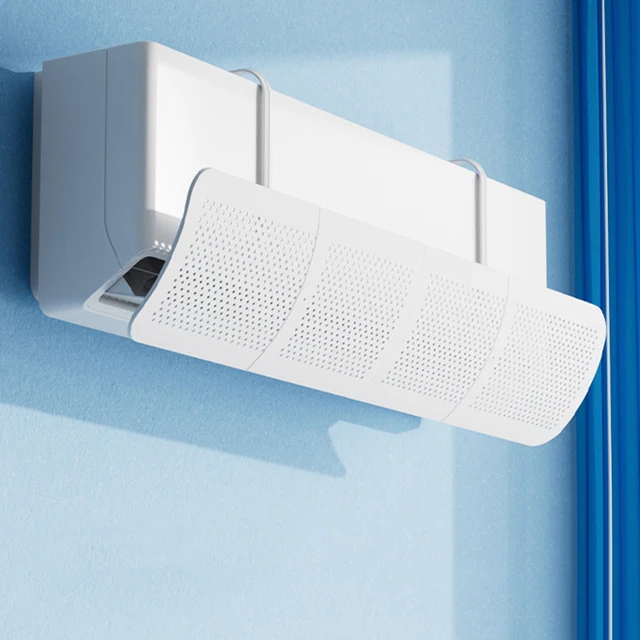 Pare-brise de climatisation suspendu, déflecteur de climatisation réglable, équipement sans poinçon pour accessoires ménagers 1
