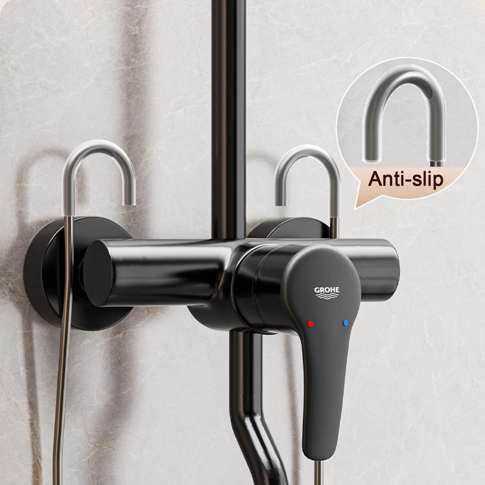 No-Drill Shower Storage Rack 5