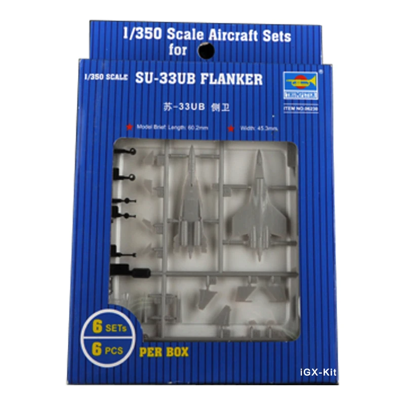 

Trumpeter 06230 масштаб 1:350, модель Sukhoi Su33 Su-33UB Flanker боевой военный пластиковый сборный Набор для моделирования