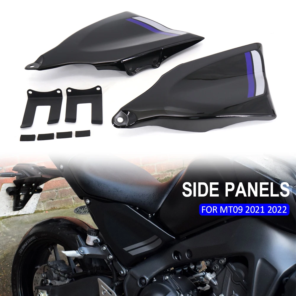 

For Yamaha MT09 MT 09 Side Panels 2021 2022 MT-09 Seat Side Trim Upper Frame Infill Panel Cover Plate Fairing Cowl Protection