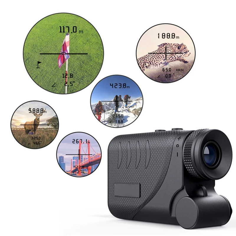 1500M Laser Rangefinder Telescope HD Image High Precision Measuring Electronic Ruler Monoculars for Golf Outdoors Hunting