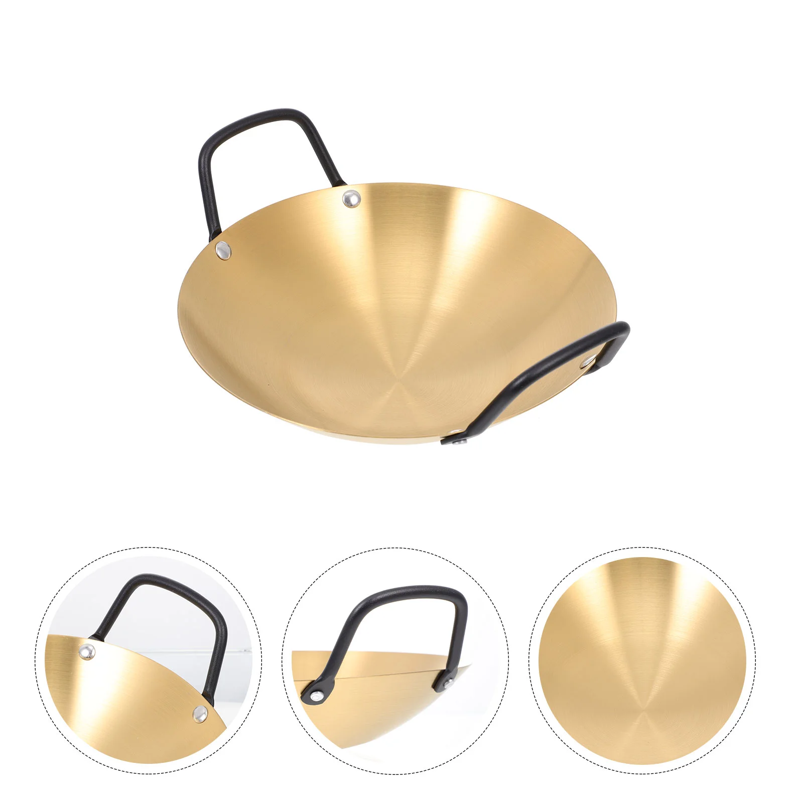 

Seafood Pot Household Pan Practical Hot Stainless Steel Dry Simple Cooking Induction Nonstick Frying