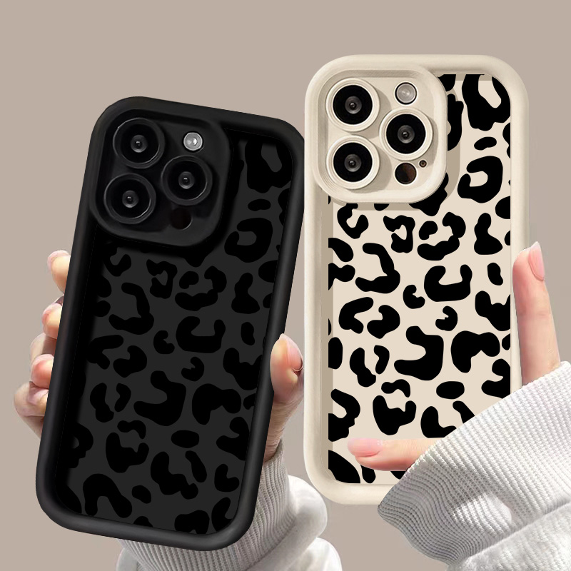 Leopard Case For iPhone 11 Cover iPhone 15 13 14 12 Pro Max 7 8 Plus XS Max X XR SE 2020 2022 Funda Soft Shockproof Phone Bumper