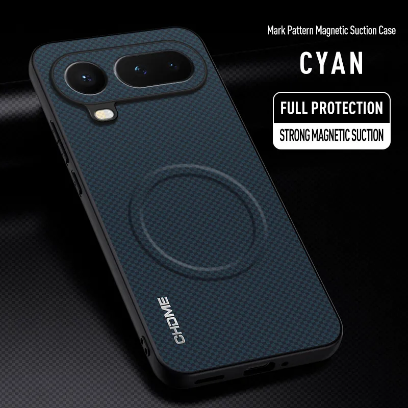 Magnetic Car Mount Anti-Drop Protective Back Case with Soft Edge