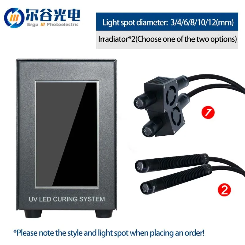UV LED point light source Mini UV curing machine electronic parts glue bonding light fixed lamp