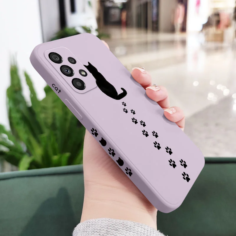 Cat Footprints Phone Case with Cute and Durable Design