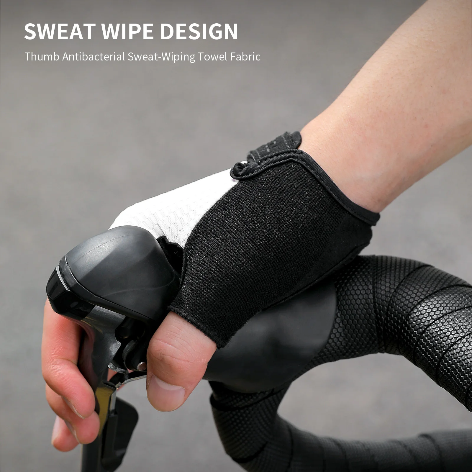 TOSUOD ST49ST-01 Half Finger Cycling Gloves Silicone Pad Adjustable - Image 3