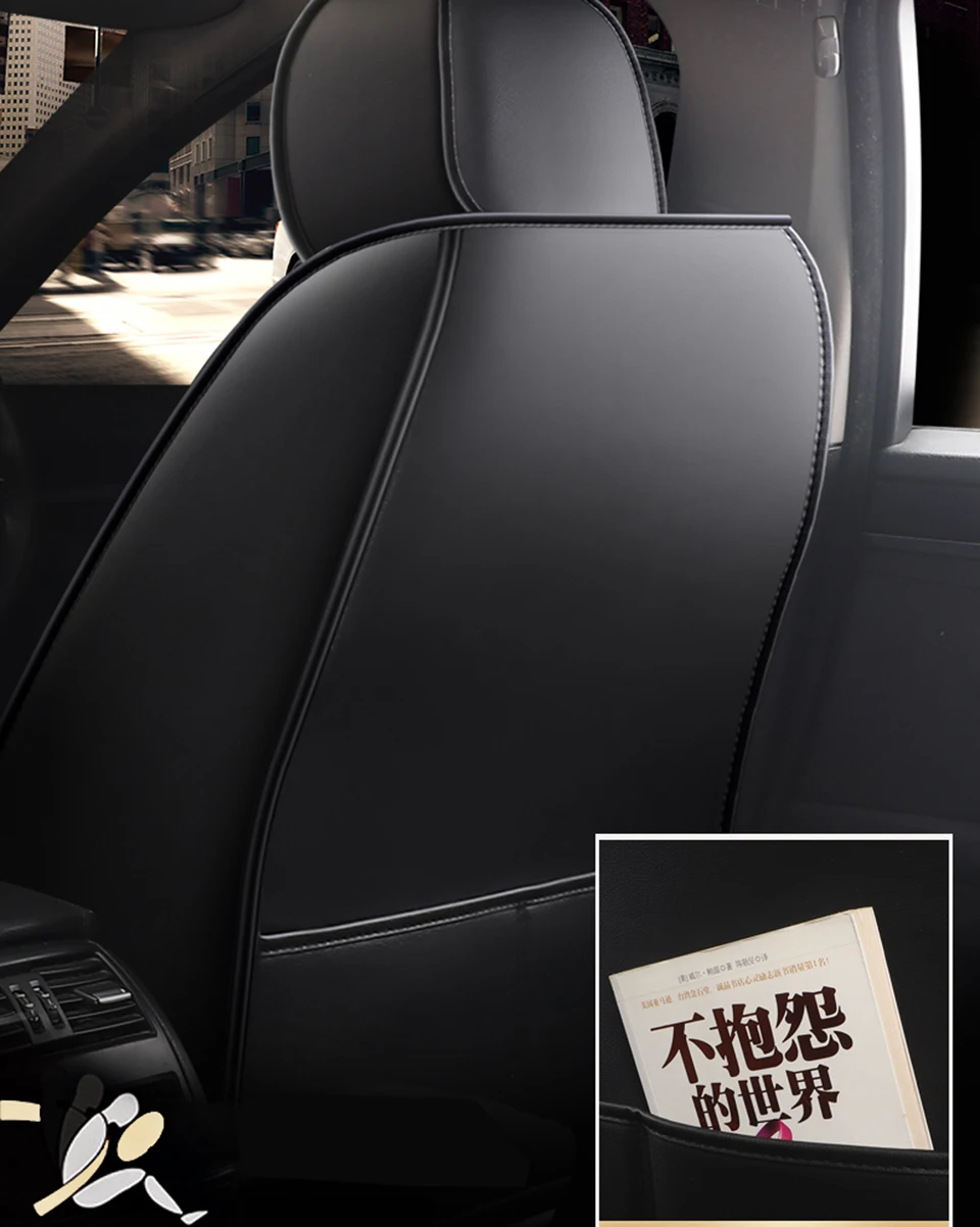 Auto Sitzbezüge Voll Set Universal Für Audi A4 B9 Q2 A5 A3 8v 8p 8l  Sportback A6 c5 Q3 Q5 A1 Flachs Auto Innen Zubehör - AliExpress