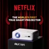 EAZZE D1 Smart Projector with WiFi and Bluetooth, Netflix-Officially-Licensed, Auto Focus & Keystone, DoIby Audio, Zoom 2