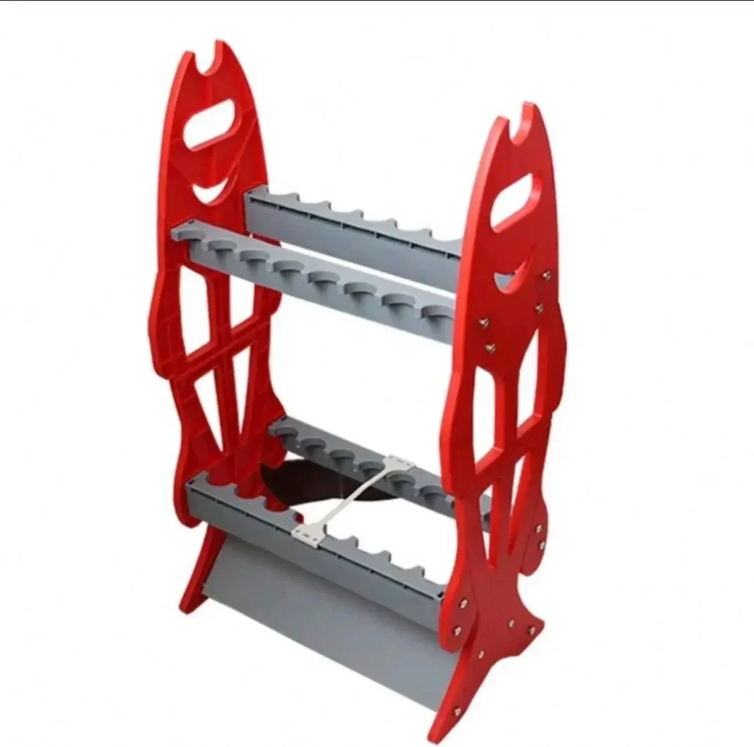 High Quality Plastic Rod Stand Portable PP Fishing Display Rod Rack Folding Marine Boat Fishing Support Holder