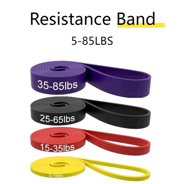 5-85LB Resistance Band Assistive Resistance Band Rubber Loop Bands Strength Agility Training Workout Equipment Yoga Pilates Gym